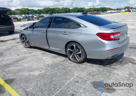 2022 Honda Accord Sport from USA, damaged, VIN 1HGCV1F3XNA091321